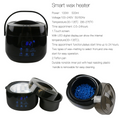 Chauffe pot digital noir